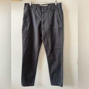 Banana Republic Mens Lived In Chino Pants Size 32 x 32 Dark Gray